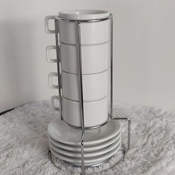 9pc. Stackable Espresso Coffee Set - Picture 1 of 5